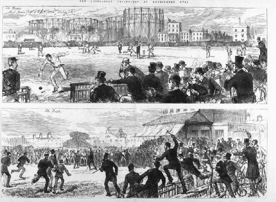 1880 1st test cricket at the oval